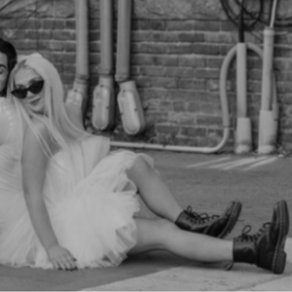 strapless tulle dress